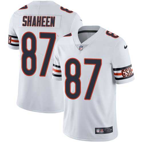 Nike Chicago Bears #87 Adam Shaheen White NFL Vapor Untouchable Limited Jersey,We sell and wholesale Nike Chicago Bears #87 Adam Shaheen White NFL Vapor Untouchable Limited Jersey on line form chian!